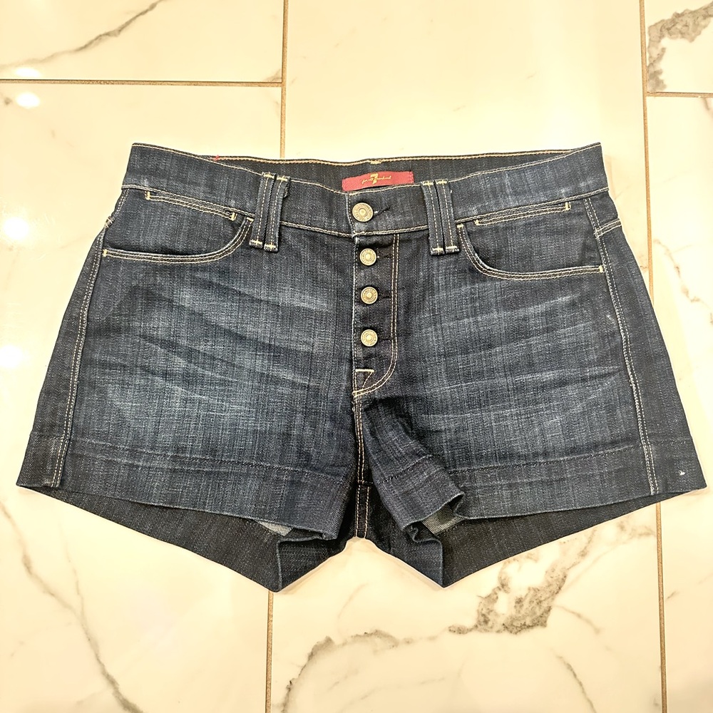 7 For All Mankind’s denim shorts